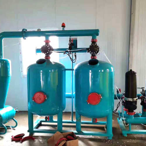 全自动砂石过滤器山东厂家 农用灌溉工具过滤器 3寸双砂石过滤器