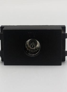 黑色128型TV电视模块 有线电视TV接口数字电视插座多媒体面板模块