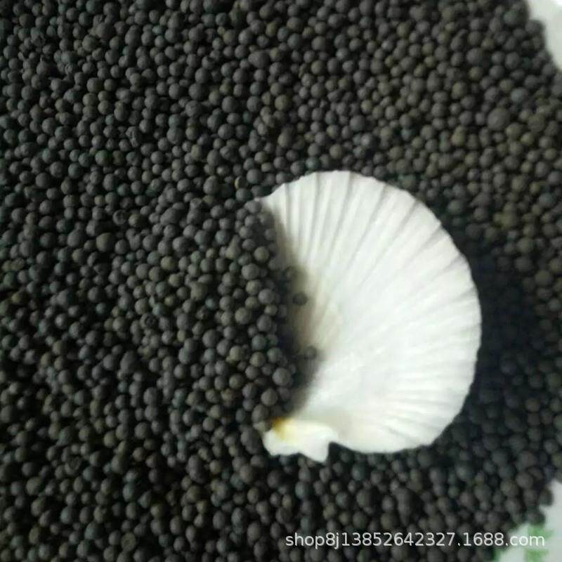 黑色陶粒砂水族专用陶粒沙水草基肥陶粒砂（50斤一袋）鱼缸底砂