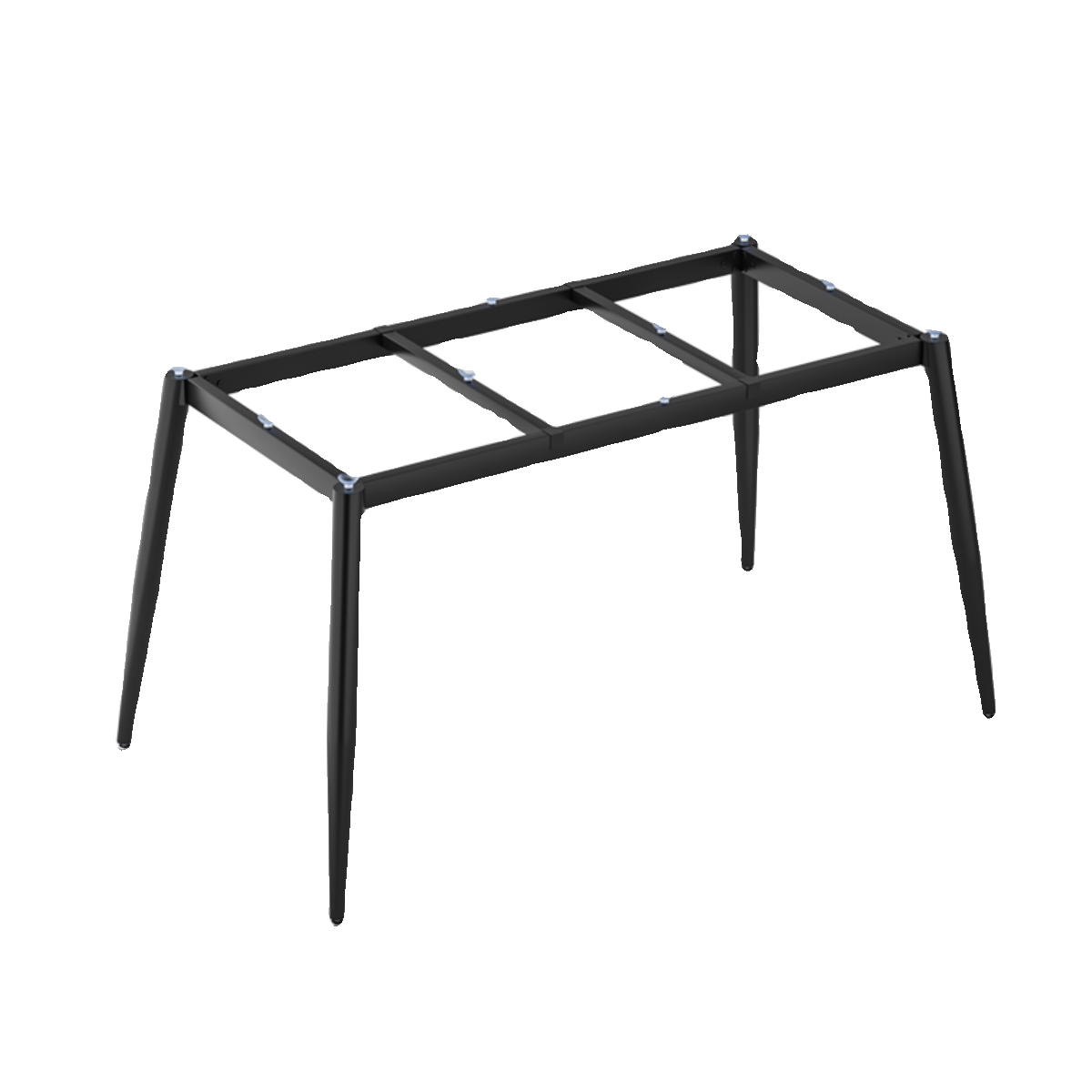 铁艺桌腿轻奢岩板餐桌脚支架大理石架子底座办公书桌写字桌架定制