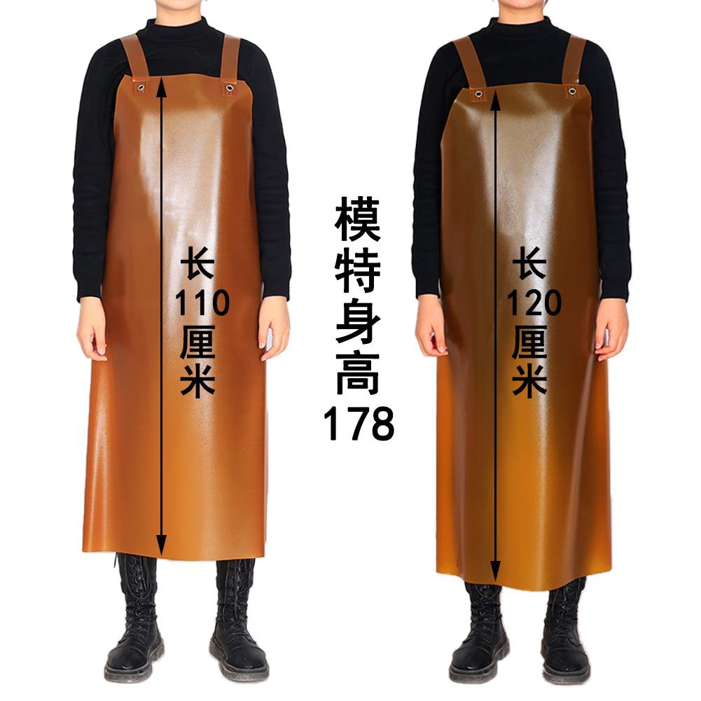 新款直销加厚石材劳保水产屠宰围裙男防水防油工作服工业耐磨牛筋