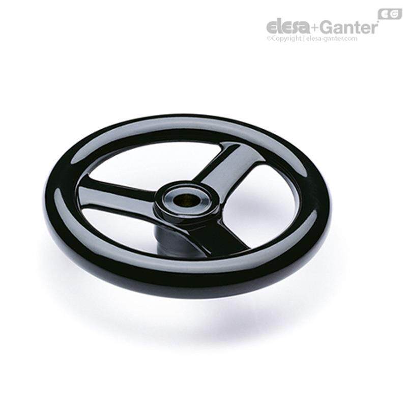 Elesa Ganter伊莉莎冈特 VR.FP 轮辐手轮热固性塑料轮毂未钻孔