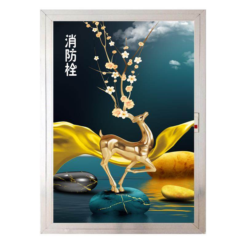 消防栓贴纸消火栓使用方法标识遮挡装饰电箱贴墙贴Y166,个性定制/设计服务/DIY,写真/海报印制,淘宝优惠券,粉丝福利购,淘宝优惠卷