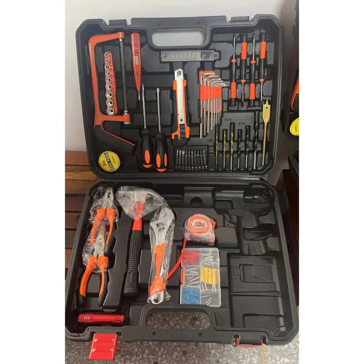 102件套电钻冲击钻工具箱套装 家用组合套装 维修组合电钻工具箱,五金/工具,组合套装,淘宝优惠券,粉丝福利购,淘宝优惠卷