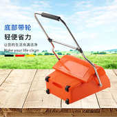 垃圾塑料不锈钢管保洁可推拉防环卫垃圾收集器簸箕新款 风带斗轮子