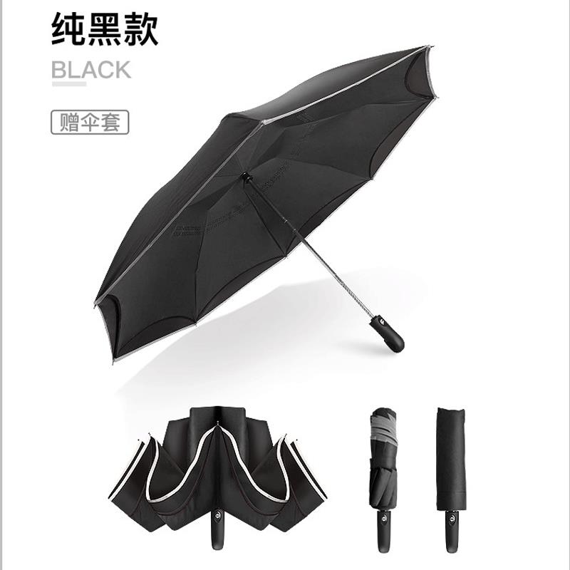 正品自动收缩伞全自三折双叠动男大号层车载德国雨风暴双人抗风反