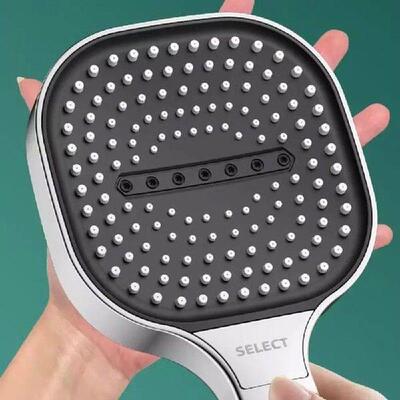13CM Large Panel Shower Head 3 Modes High Pressure Water