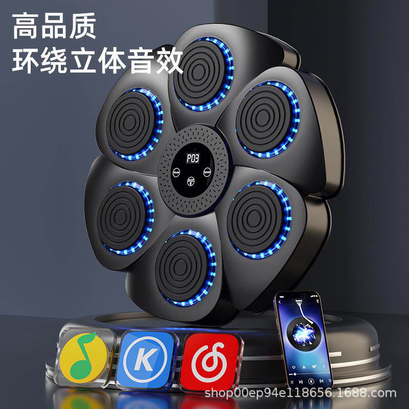 智能音乐拳击机家用成人墙靶打击反应室内电子靶儿童散打训练器材