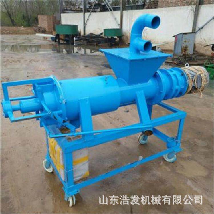 自液吸上料猪粪水挤干机LRB40动0型自固脱水机不锈钢筛过滤甩网干