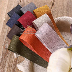 韩国织带 辅料W纹双人字纹涤棉带 diy蝴蝶结发饰服饰礼帽花束包装