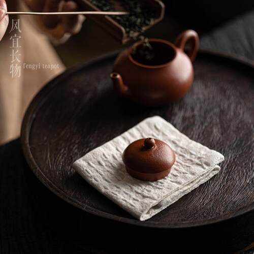 日式棉麻折CDXY-SGC手缝三巾复古风手工织布茶垫杯垫垫茶养壶巾茶