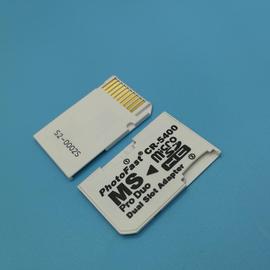 psp3000转卡tf转ms卡套，microsd转记忆棒双马甲，cr5400支持双64g