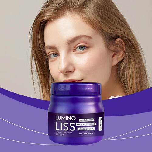 HOEGOA Hair Straightening Cream - Gently Nourishes for Soft,