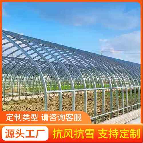 大棚骨架钢管养殖温室种植暖棚钢支架子组装全套蔬菜保温猪牛鸡舍
