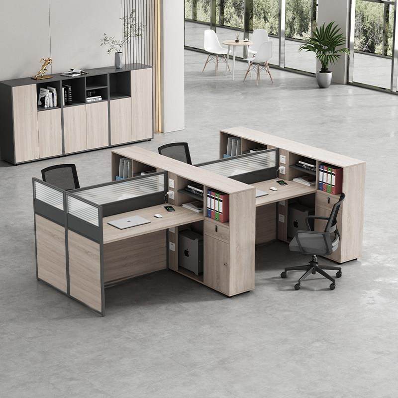 办公室职员桌财务办公桌简约现代员工位46双人位屏风卡座桌椅组合,商业/办公家具,组合/屏风工作位,淘宝优惠券,粉丝福利购,淘宝优惠卷