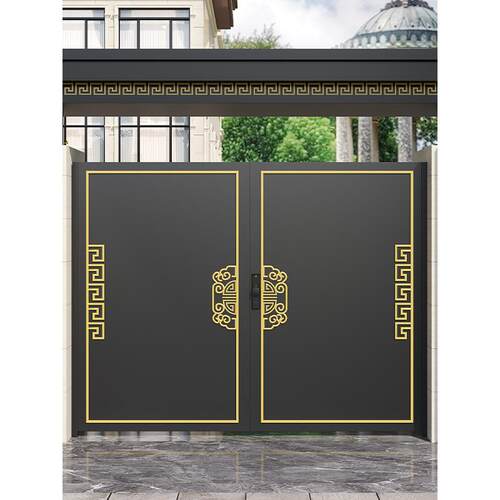 铝合金大门自建房庭院大门别墅庭院门院子大门户外庭院铝艺庭院门