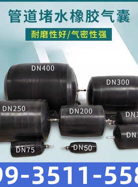 闭水验气堵漏新型环保材料漏堵地水气囊市试政污水管道封IVU堵囊