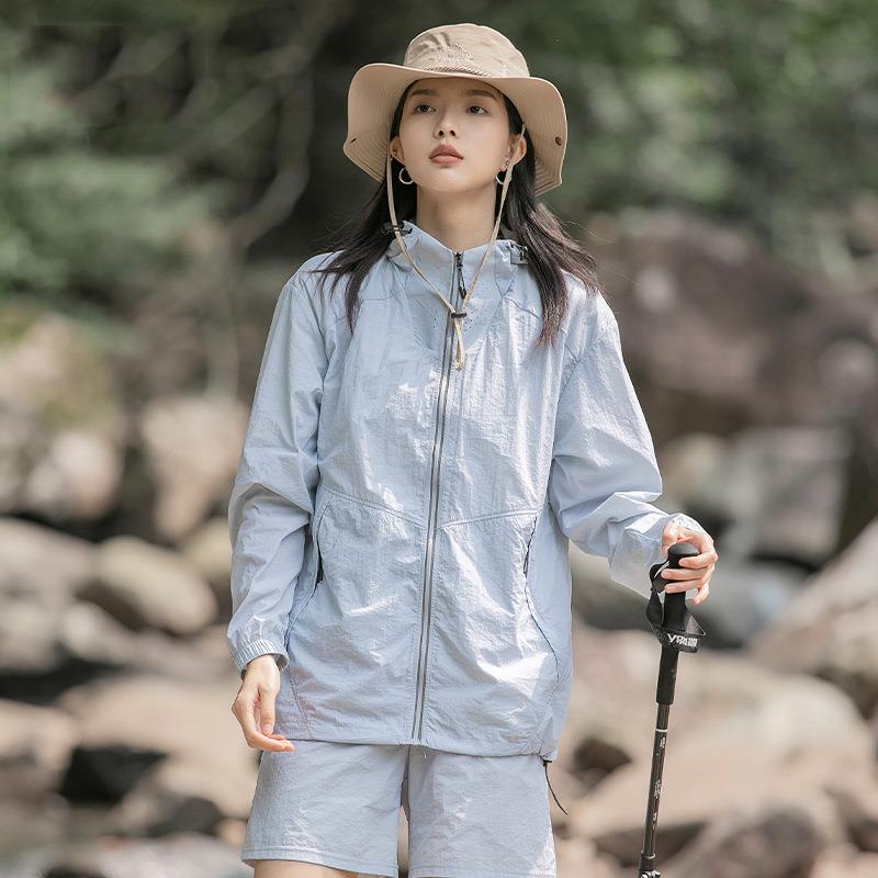 2025新款山系防晒服薄款户外冰丝防晒衣男女款夏季情侣夏装工作服