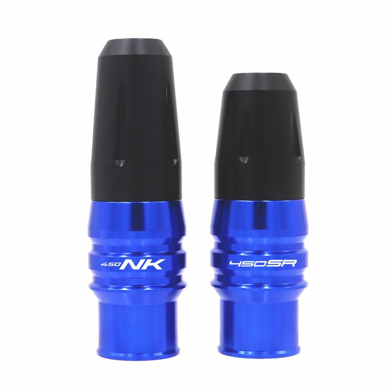 适用春风450SR 450NK改装排气防倒柱铝合金排气管防摔球保护块杆