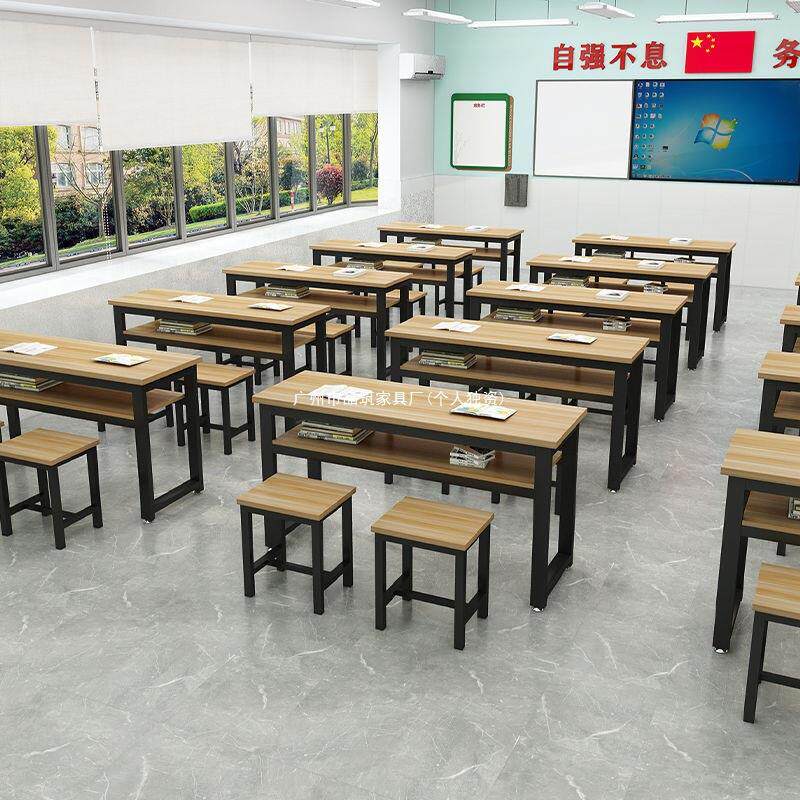 2025新款课桌椅培训班学习桌学校辅导班补习班书桌学生学习桌