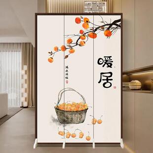 中式屏风隔断客厅进门家装家居玄关卧室床正对入户门屏风遮挡家用