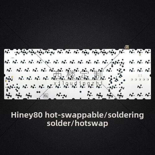Hiney H80热插拔PCB客制化多配列F1-8X焊接无开槽VIA改键1k回报率