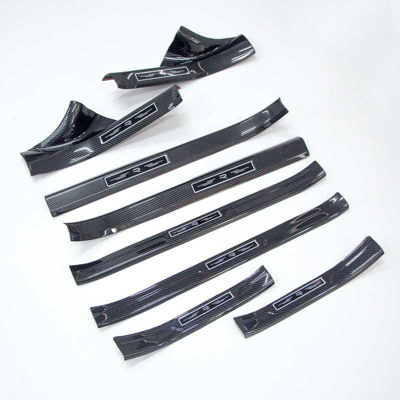 大众高尔夫8改装专用 碳纤维迎宾踏板 门槛踏板后护板内门槛条,汽车用品/电子/清洗/改装,驾驶室脚踏板,淘宝优惠券,粉丝福利购,淘宝优惠卷