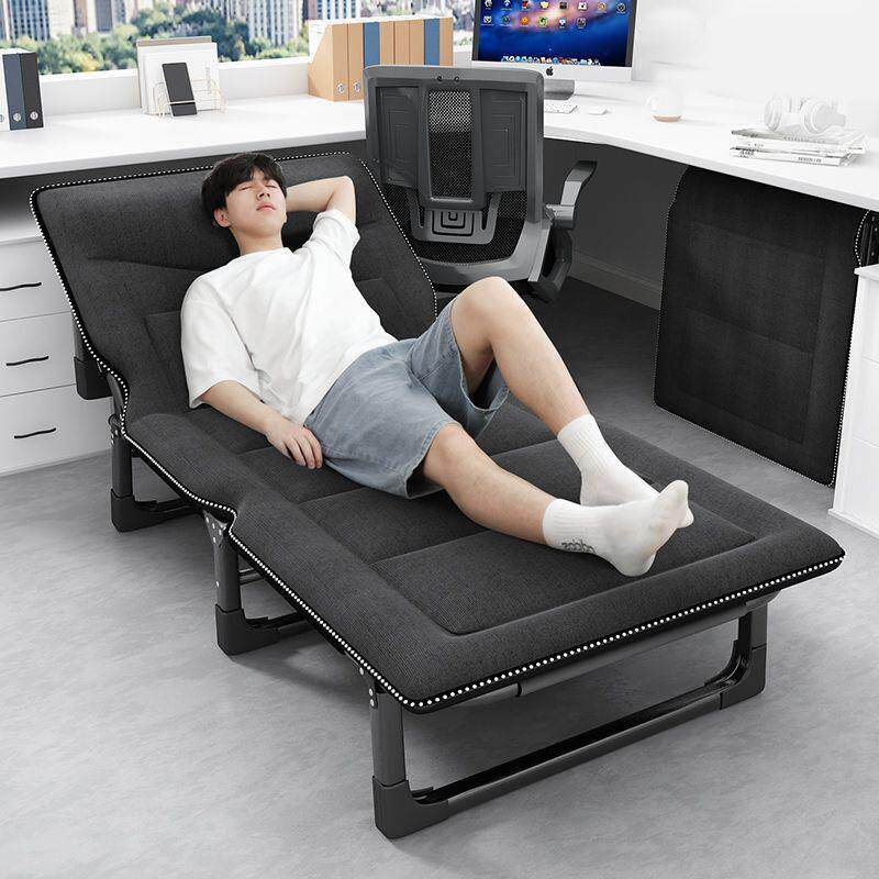 折叠床单人床家用便携多功能躺椅办公室简易午休床成人午睡行军床