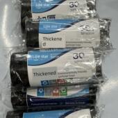 包邮 整箱100卷 60加厚滴水不漏全新料垃圾袋家用加厚 利洁星50