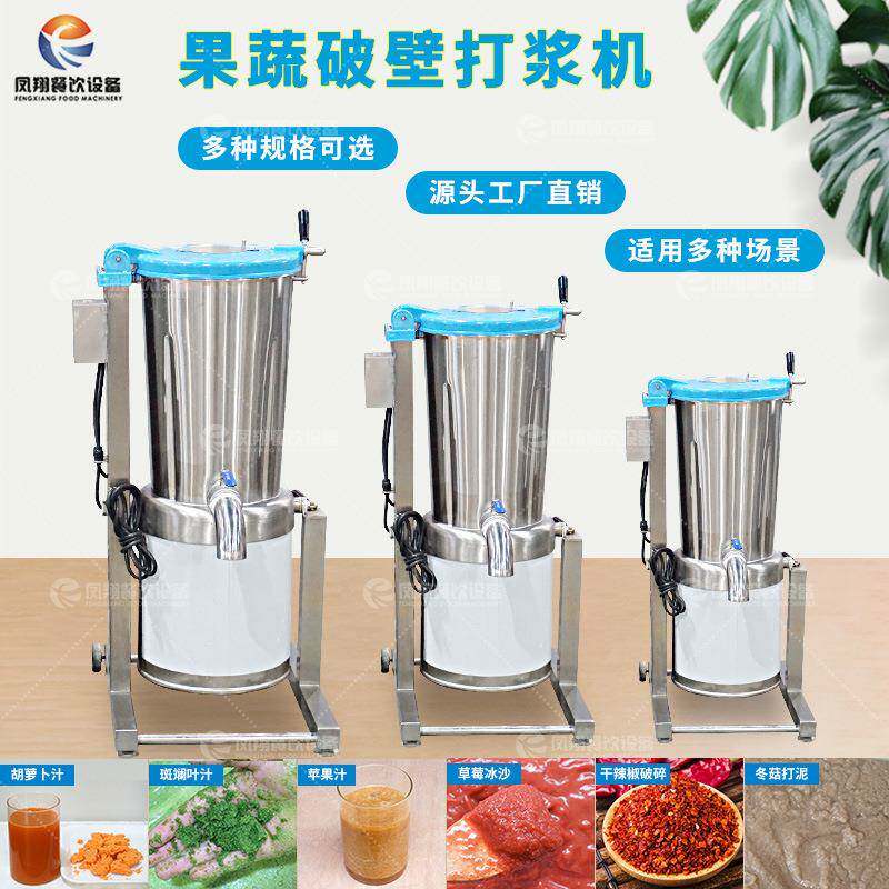 快速破碎打浆机鲜榨果汁机水果冰沙绵绵冰制作酱料调味设备