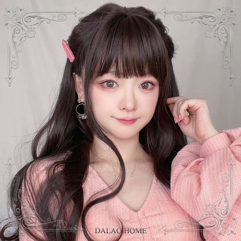 |大佬家|全头套Lolita假发自然洛丽塔长发女日系温柔卷女长发