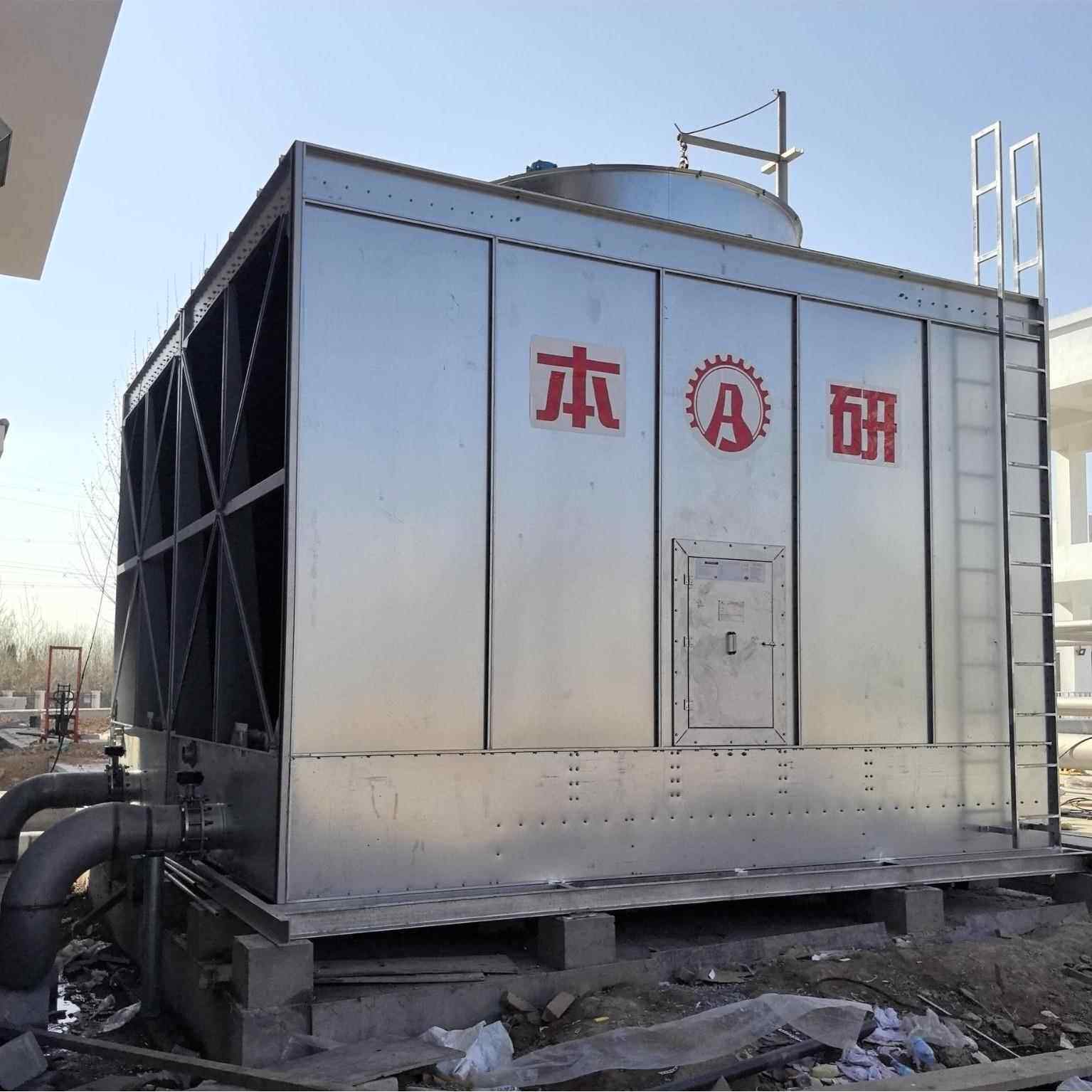 全钢横流冷却塔 开式逆却流冷运水塔MOQ 行定稳恒压供水 挤出机专