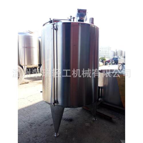 工厂不锈钢单层搅拌机化工液体搅拌罐电加热溶解混合搅拌桶