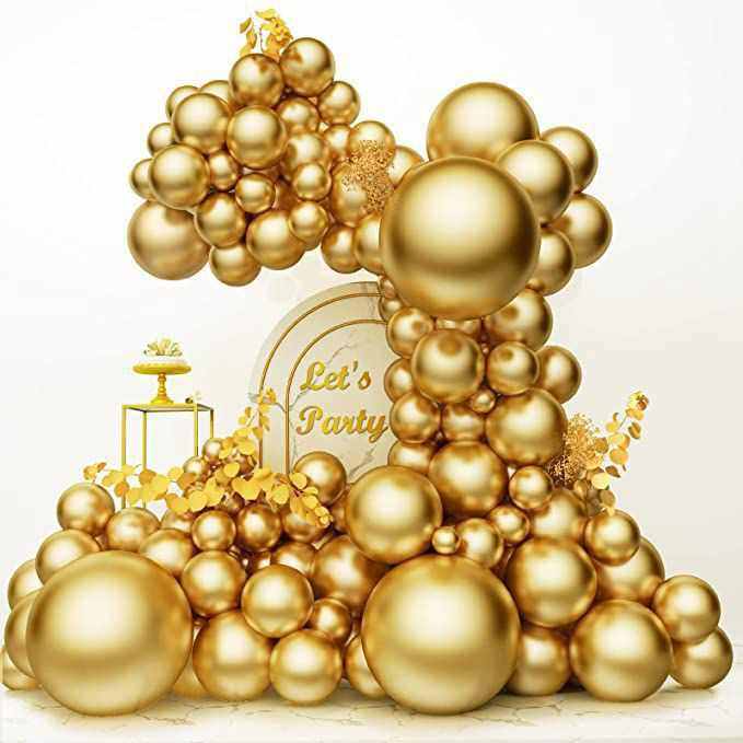 新品金属铬金气球花环单色多种尺寸生日婚礼新年开业派对装饰套装,节庆用品/礼品,气球,淘宝优惠券,粉丝福利购,淘宝优惠卷