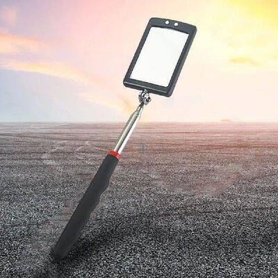 5Pcs Telescoping Inspection Mirror Round Square Adjustable