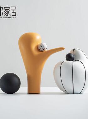 简约现代客厅电视柜装饰摆饰新家轻奢高档酒柜摆设办公室书柜软装