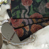 纯棉麻 碎花布料田园风布料碎花裙子连衣裙布小清新复古手工面料