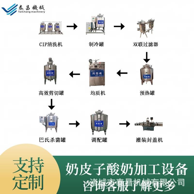 奶皮子老酸奶生产线 内蒙古酸奶加工设备 杯装固体酸奶生产流水线
