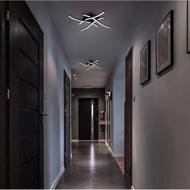 led吸顶灯入户门厅过道灯四叉波浪线条餐厅走廊阳台灯具现代,家装灯饰光源,智能吸顶灯,淘宝优惠券,粉丝福利购,淘宝优惠卷
