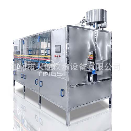 泡茶大瓶水灌装机直线3L5L10L饮用水灌装机直线矿泉水灌装机