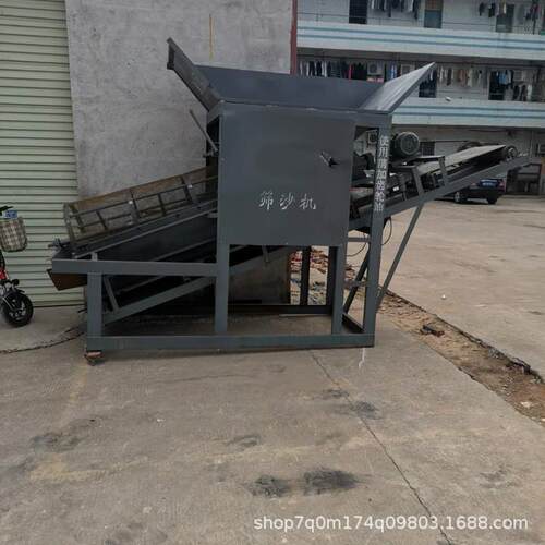 A广西建筑滚筒筛动沙MML移式震动机沙石分离机振动筛沙机10型0筛