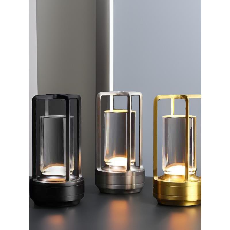 跨境露营超长续航灯LED复古酒吧氛围灯卧室小夜灯可充电台灯