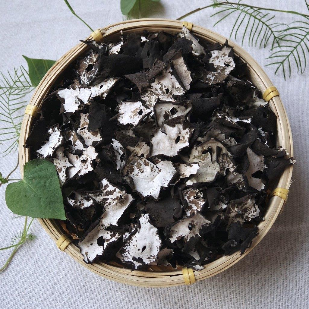 石耳安徽黄山特产山珍108g食用菌免洗野高山岩耳石菇石木耳干 干