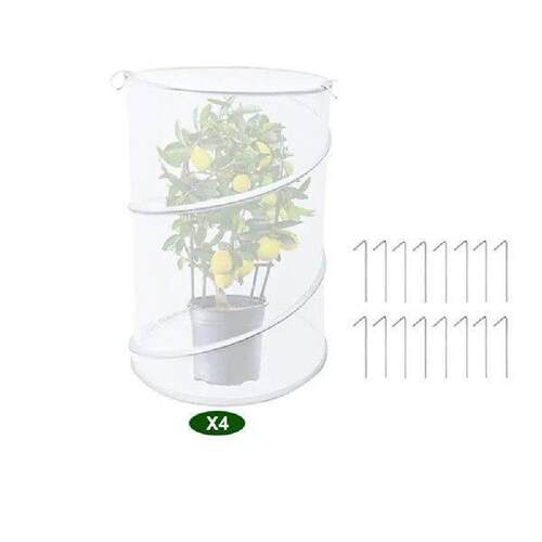 Reusable Foldable Plant Mesh Cover Sturdy with 16 Ground