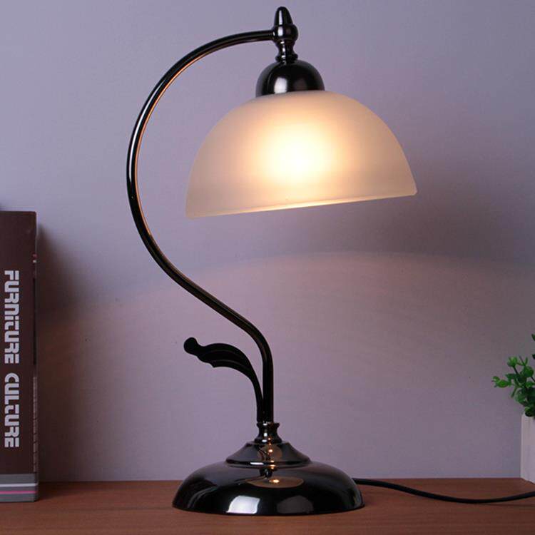 高档美式乡村室复古床头艺灯欧式田园卧厅书房灯中式古典铁调客光