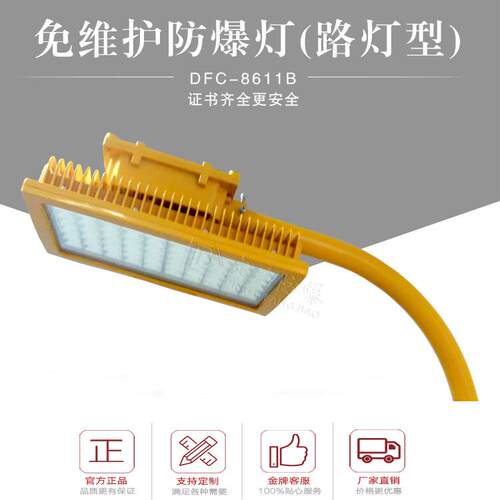粉尘LED防爆路灯隔爆型120W150W200W大功率节能防爆路灯头5060