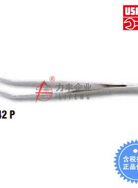 [含税]USAG乌沙克尖形弯镊042P