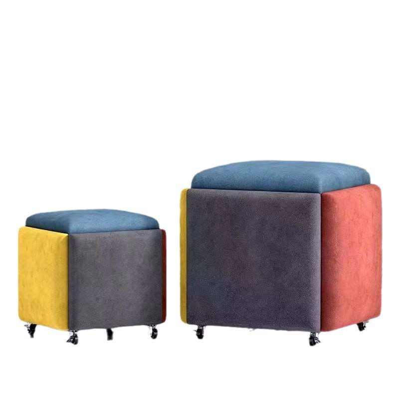 多功能魔方凳收纳五合一组合家用客厅茶几凳餐凳北欧网红凳换鞋凳,收纳整理,收纳凳,淘宝优惠券,粉丝福利购,淘宝优惠卷