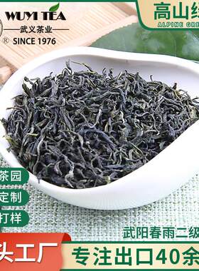 武阳春雨二级毛峰春茶茶叶2025明前绿茶浓香新茶100g袋装散茶