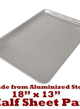 Half Sheet Aluminum Baking Aluminized Steel Cookie Sheet Pan